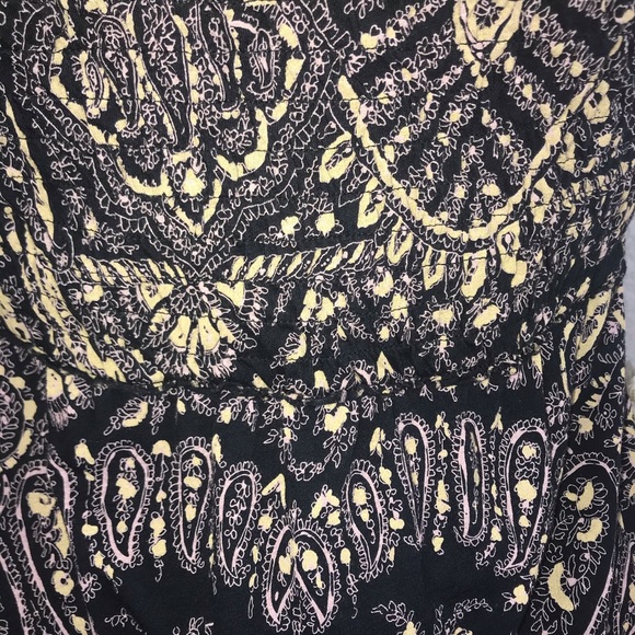 Free People Paisley Floral Tube Top Halter Blouse - Picture 6 of 8